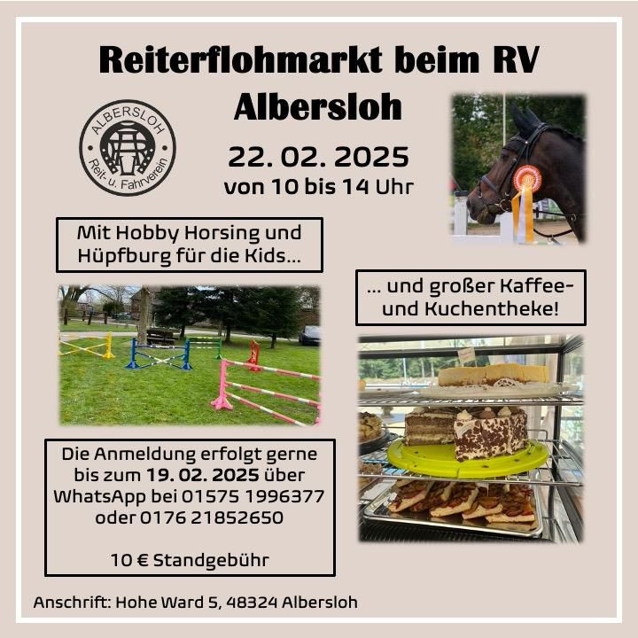 Großer Andrang beim Reiterflohmarkt in Albersloh